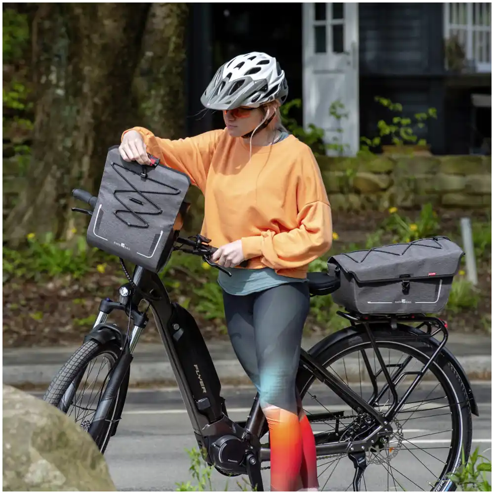 KLICKfix Baggy Waterproof  grau Lenkertasche