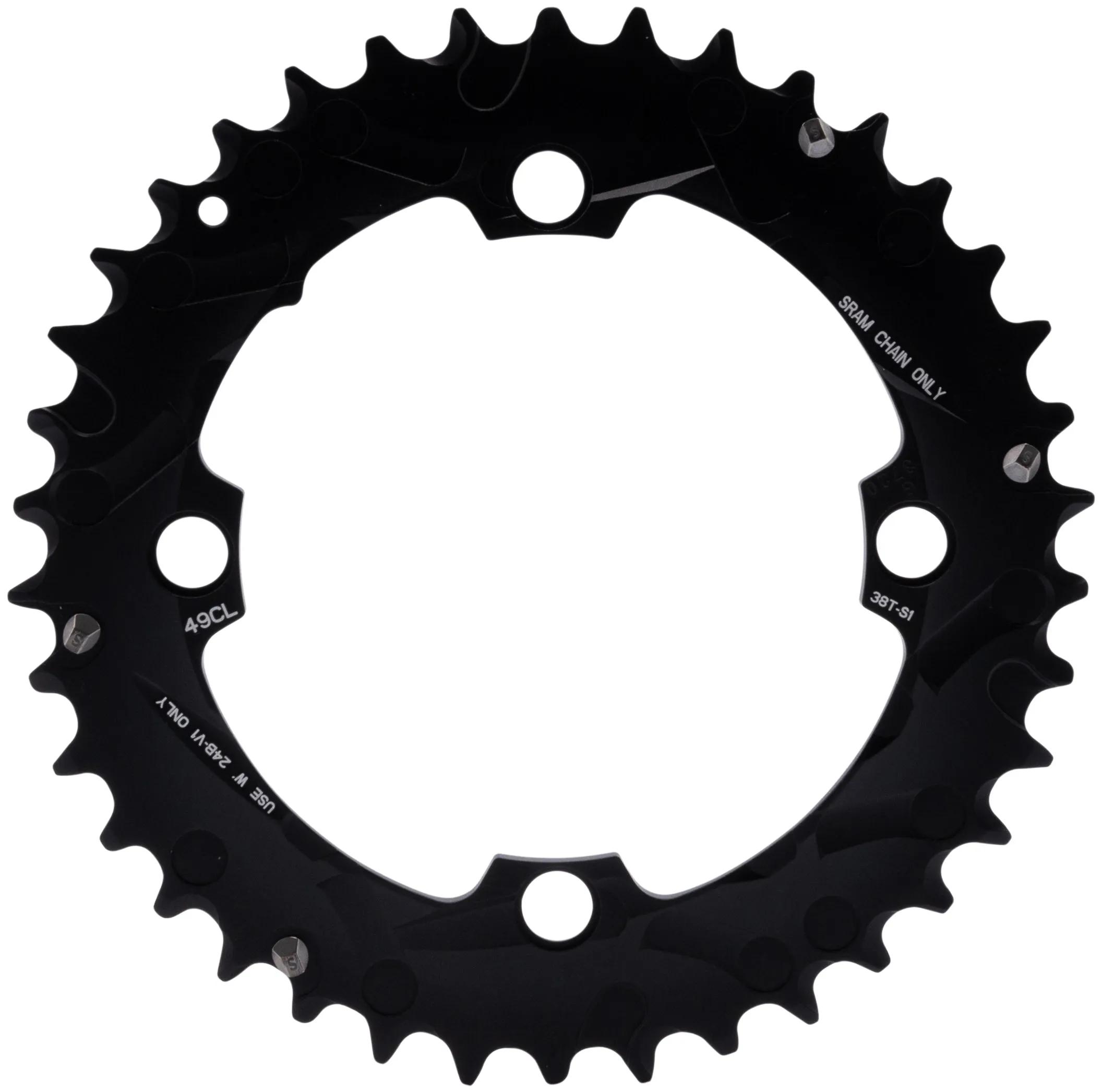 KETTENBLATT 38 Z. SCHWARZ GXP NO PIN