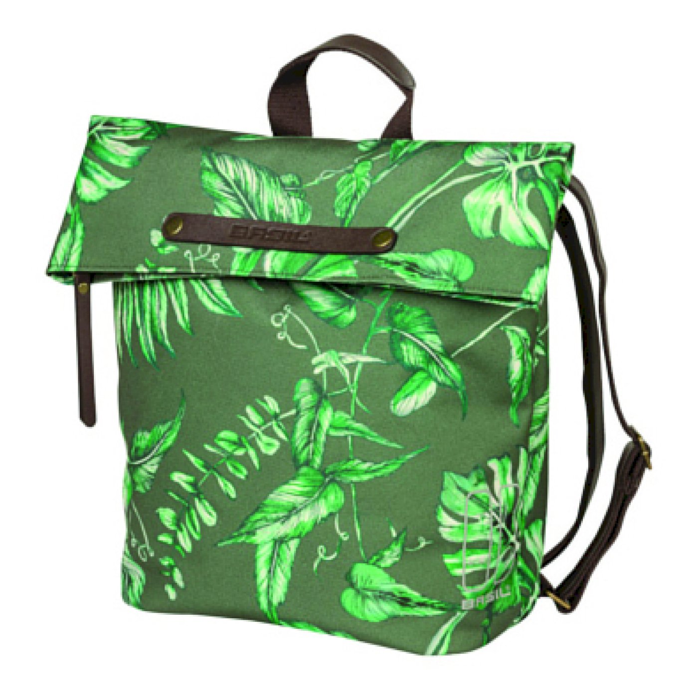 Basil Einzeltasche Ever-Green mit Rucksackfunktion thymiangrün