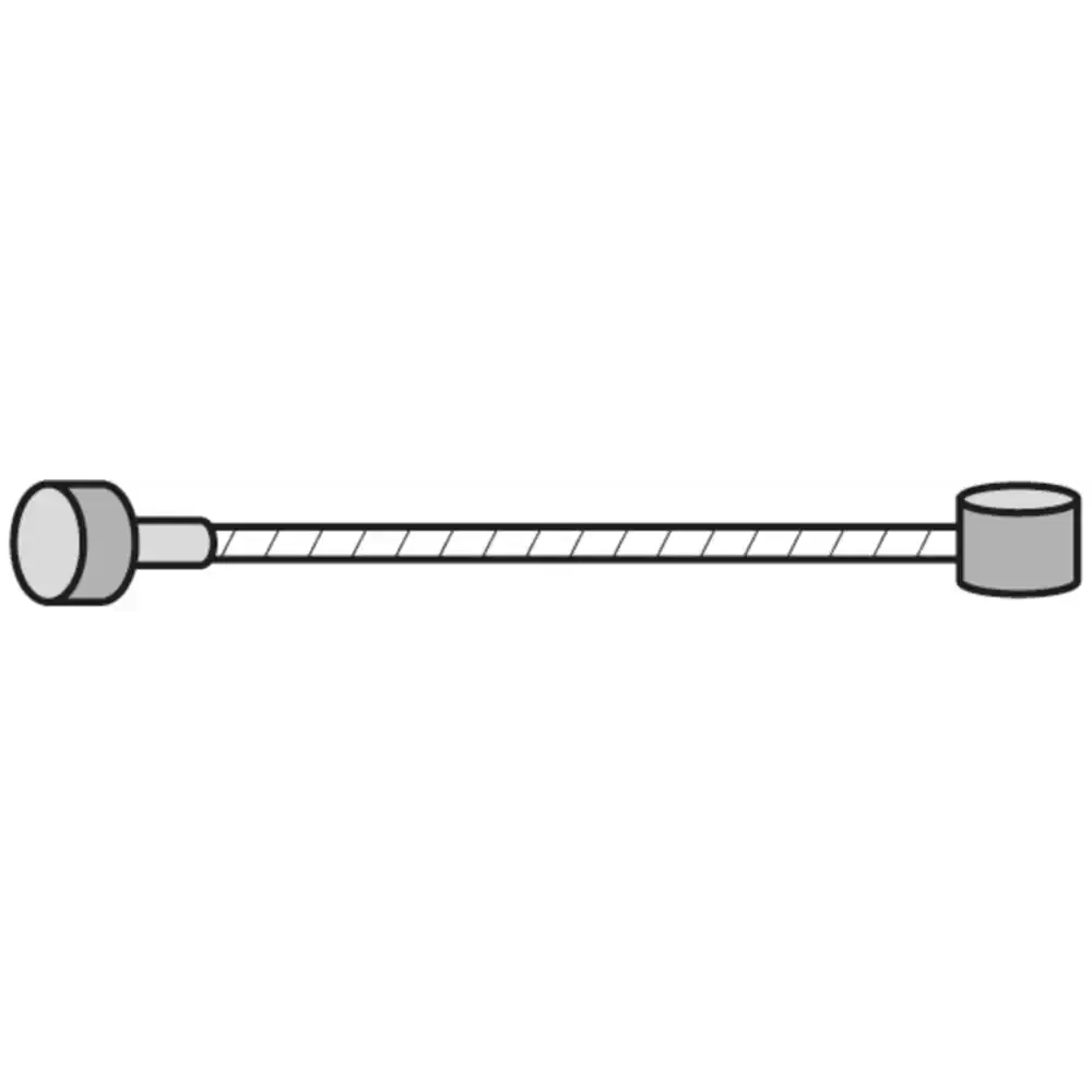 Mounty Universal-Bremsseil 205 cm  silber