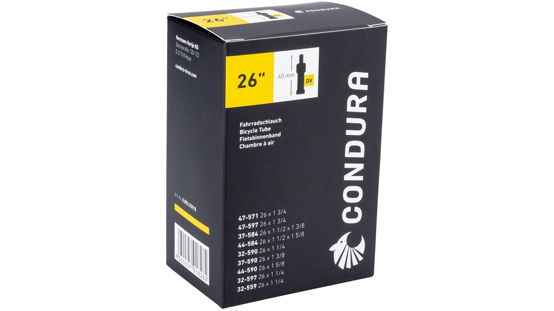 CONDURA SCHLAUCH 26" DV40 32/47-559/597