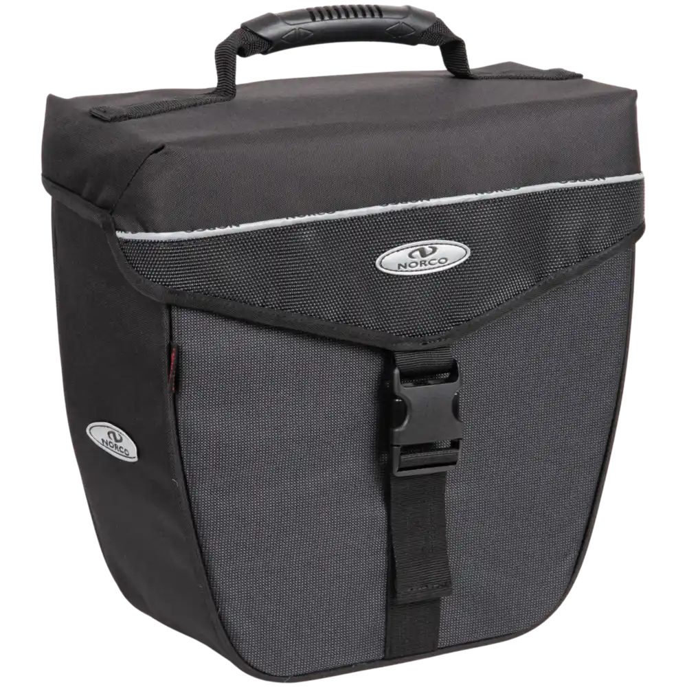 Norco Orlando City-Case Seitentasche mit KLICKfix Vario E Haken schwarz / grau