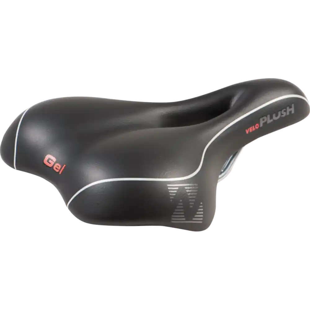 Velo Softgel Trekkingsattel Damen  schwarz / grau/weiss