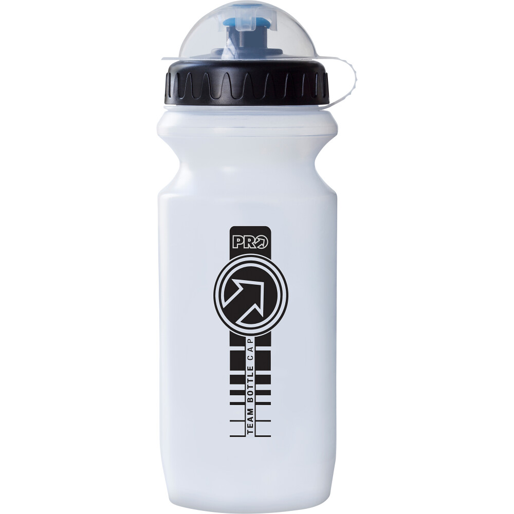 Trinkflasche Team mit Schutzkappe Transparent 600 ml
