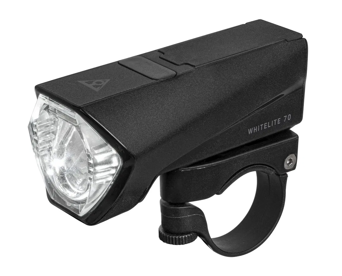 Topeak LED Akkufrontleuchte WhiteLite 70 GoPro® Mount Adapter schwarz