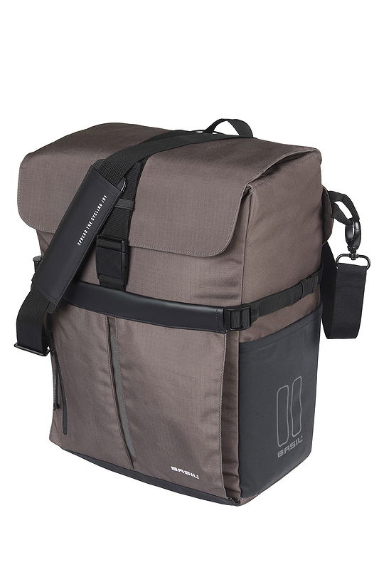 Basil Einzeltasche Move MIK Studs braun