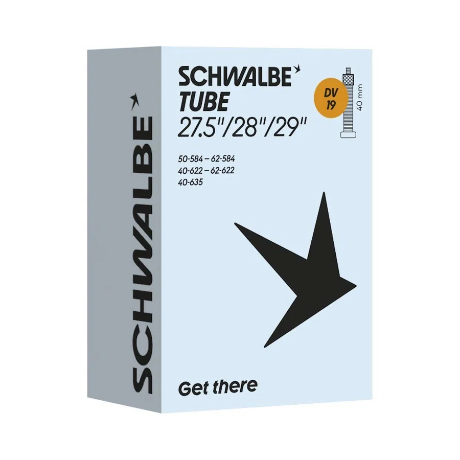 Schwalbe Fahrradschlauch DV Ventil Nr. 19   27,5"/28"/29" 40 mm 40/62-584/635