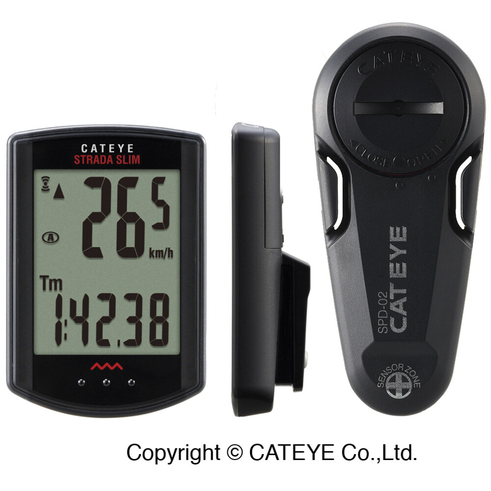 CATEYE Fahrradcomputer Strada Schwarz