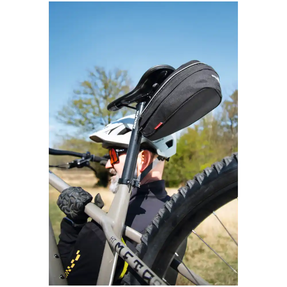 KLICKfix Bikepack Sport Expandable Satteltasche schwarz