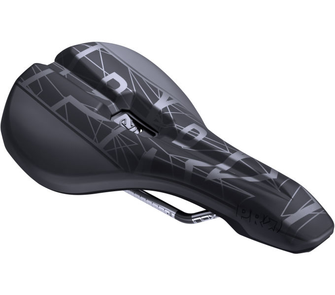 Fahrradsattel MSN 1.3 Enduro 142 mm Schwarz Edelstahl Gestell