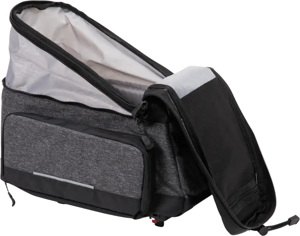 Norco Danbury Gepäckträgertaschen mit KLICKfix UniKlip 2 Adapter grau / schwarz