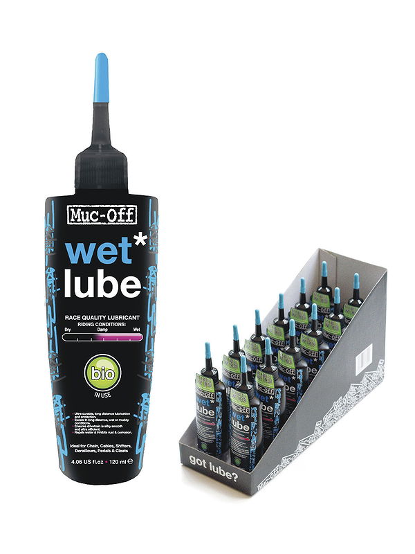 Muc-Off Kettenschutz Wet Lube 120 ml Tropfflasche