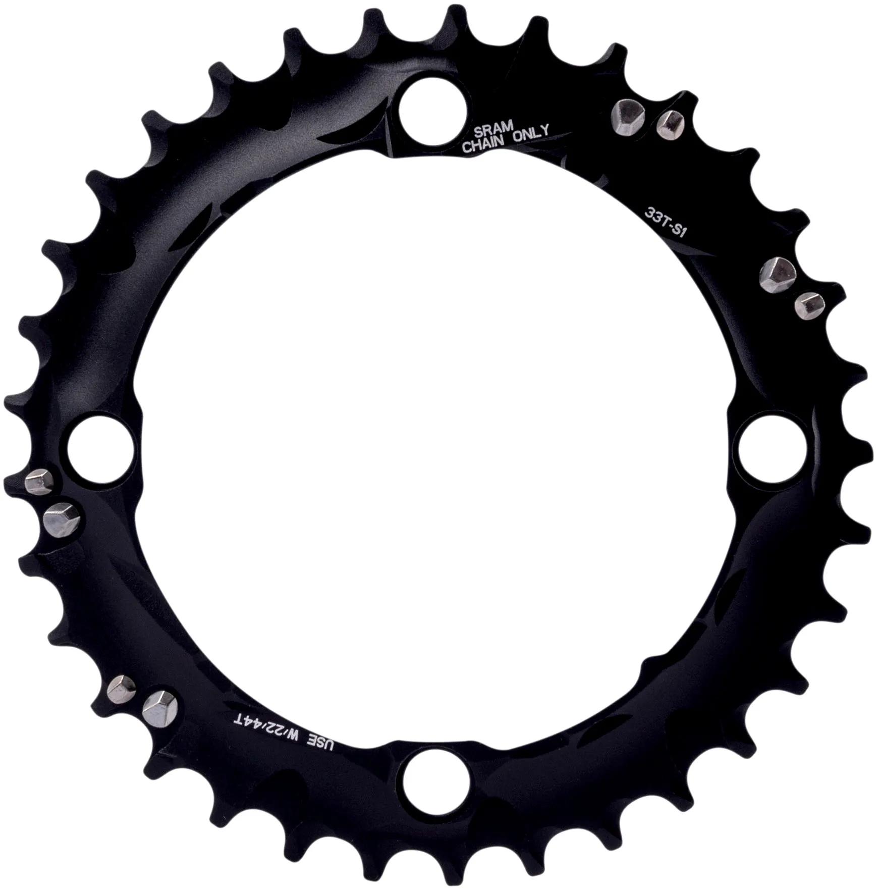 KETTENBLATT 33 Z. SCHWARZ LK 104