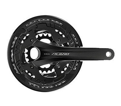 Shimano Kettenradgarnitur Alivio FCT4060 2-PIECE 44x32x22 Zähne schwarz 175 mm EFCT4060EX422CL