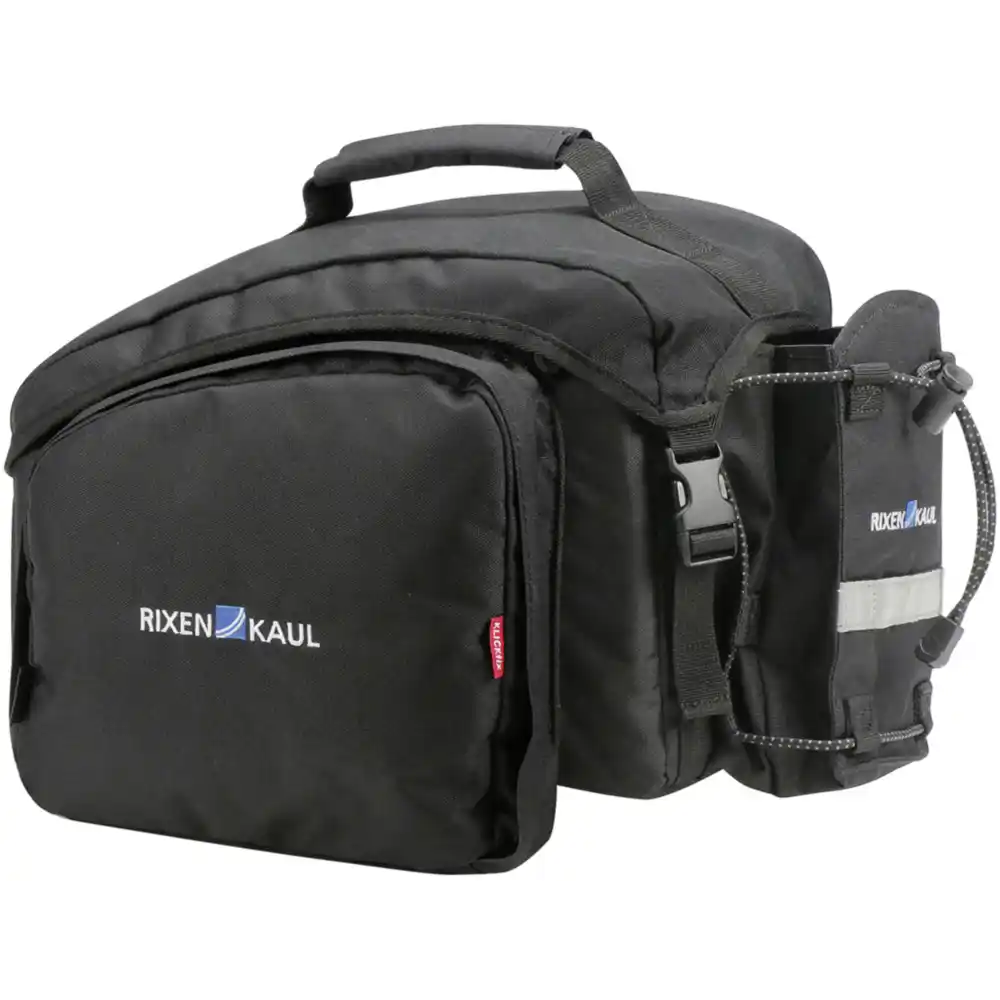 KLICKfix Rackpack 1 Plus mit KLICKfix UniKlip Adapter schwarz Gepäckträgertasche