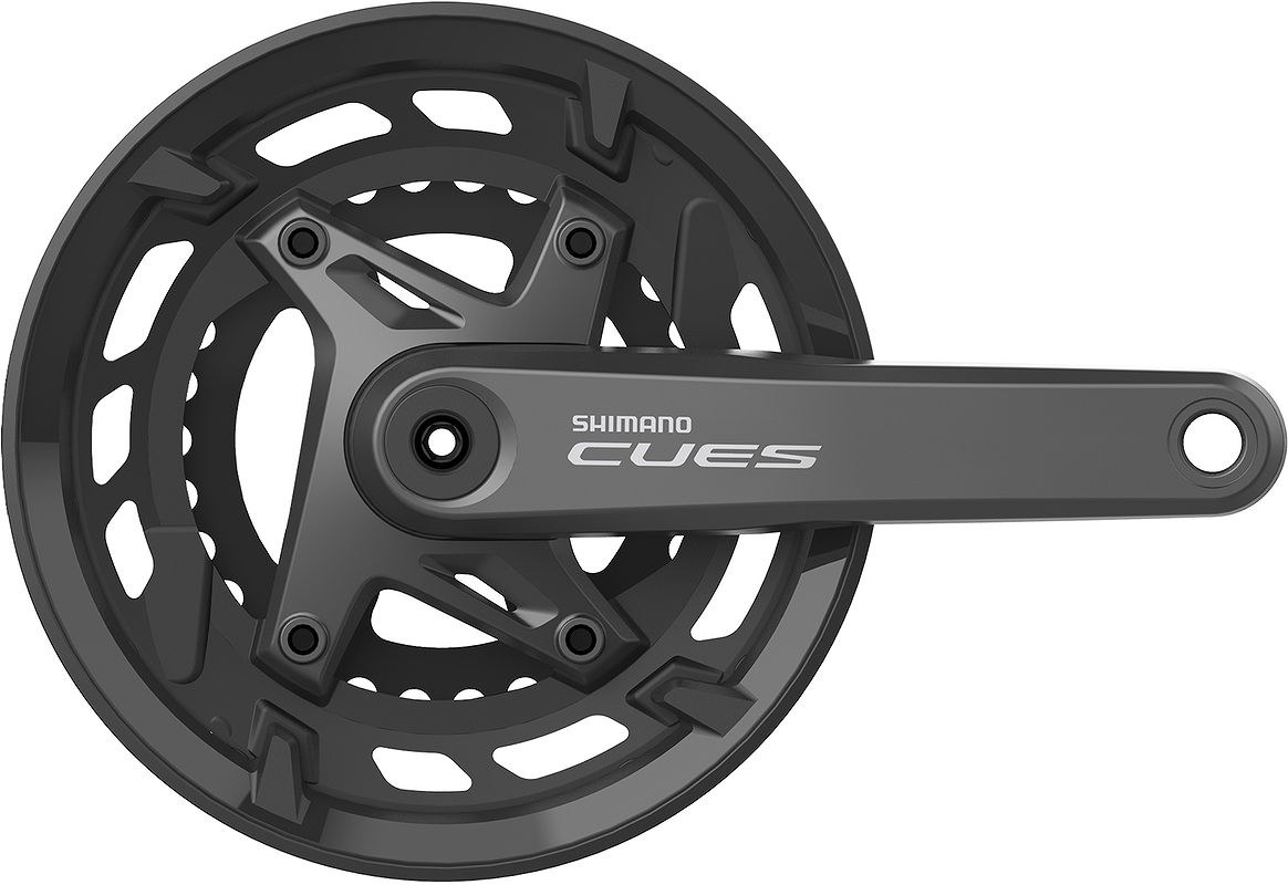 Shimano Kettenradgarnitur Cues FCU60002 2-PIECE 46x30 Zähne schwarz 175 mm EFCU60002EX60C