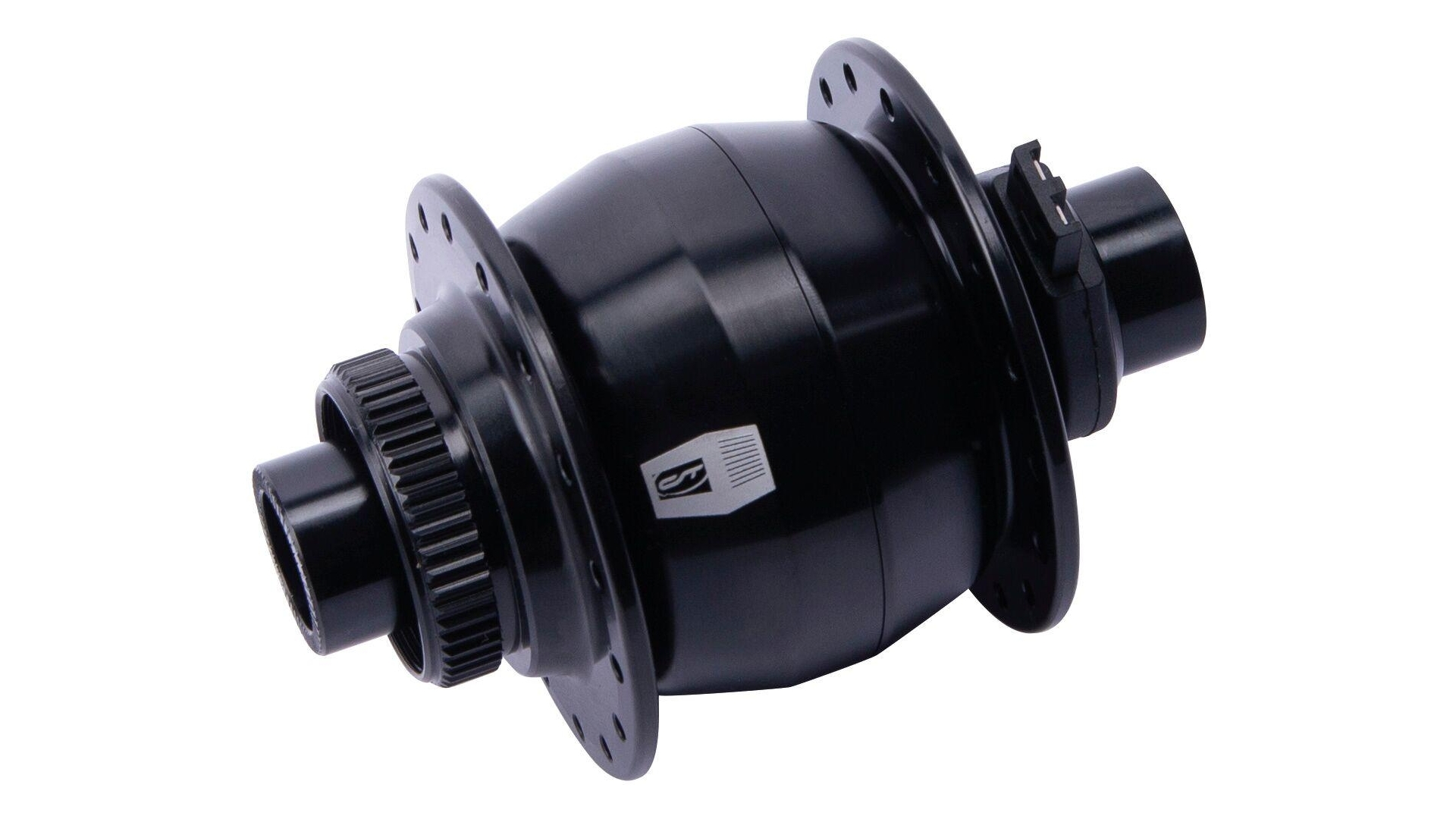 CONTEC Nabendynamo "Powerhouse Hub 1+" 32L. SCHWARZ