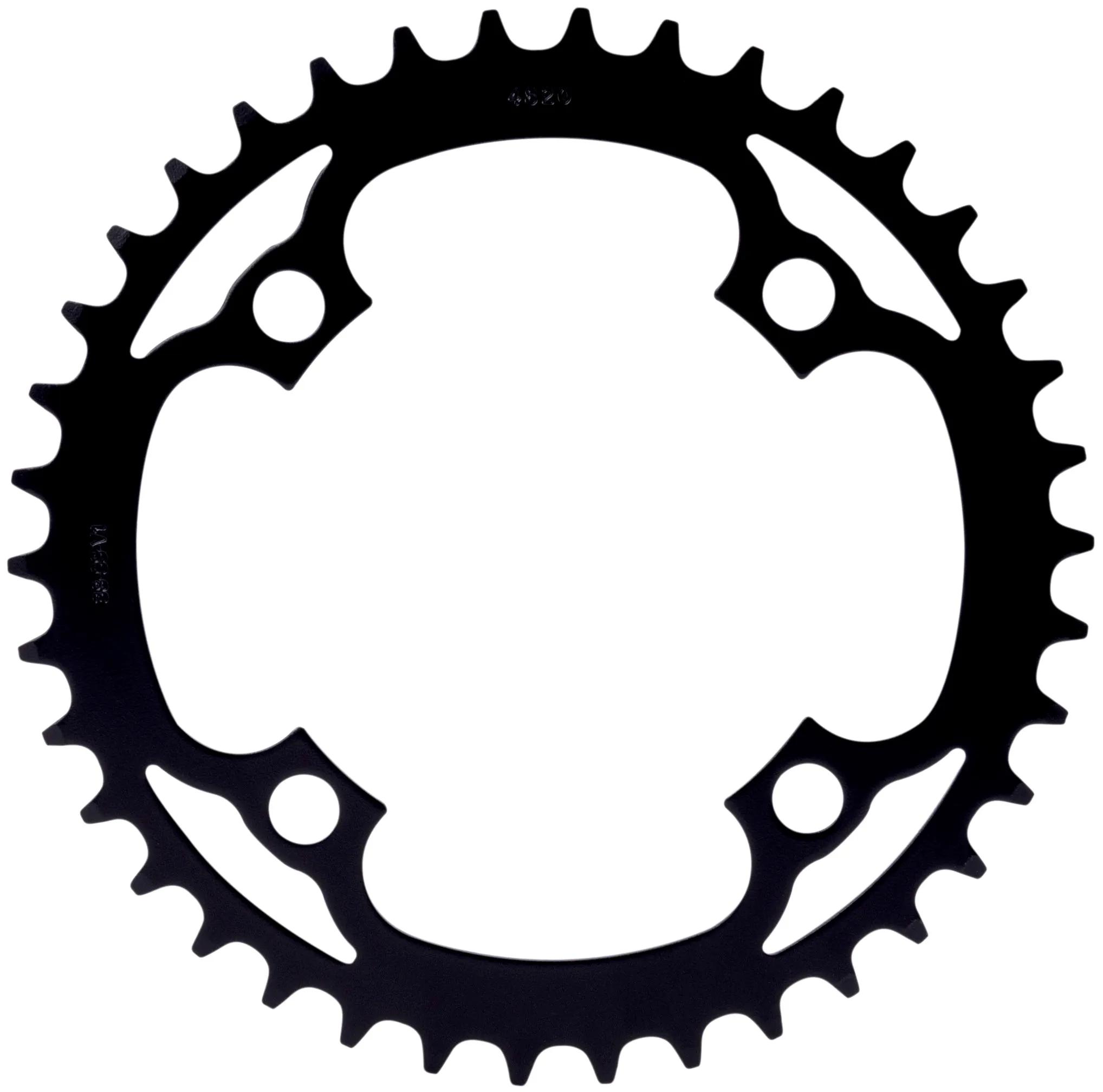 KETTENBLATT 38 Z. STAHL SCHWARZ