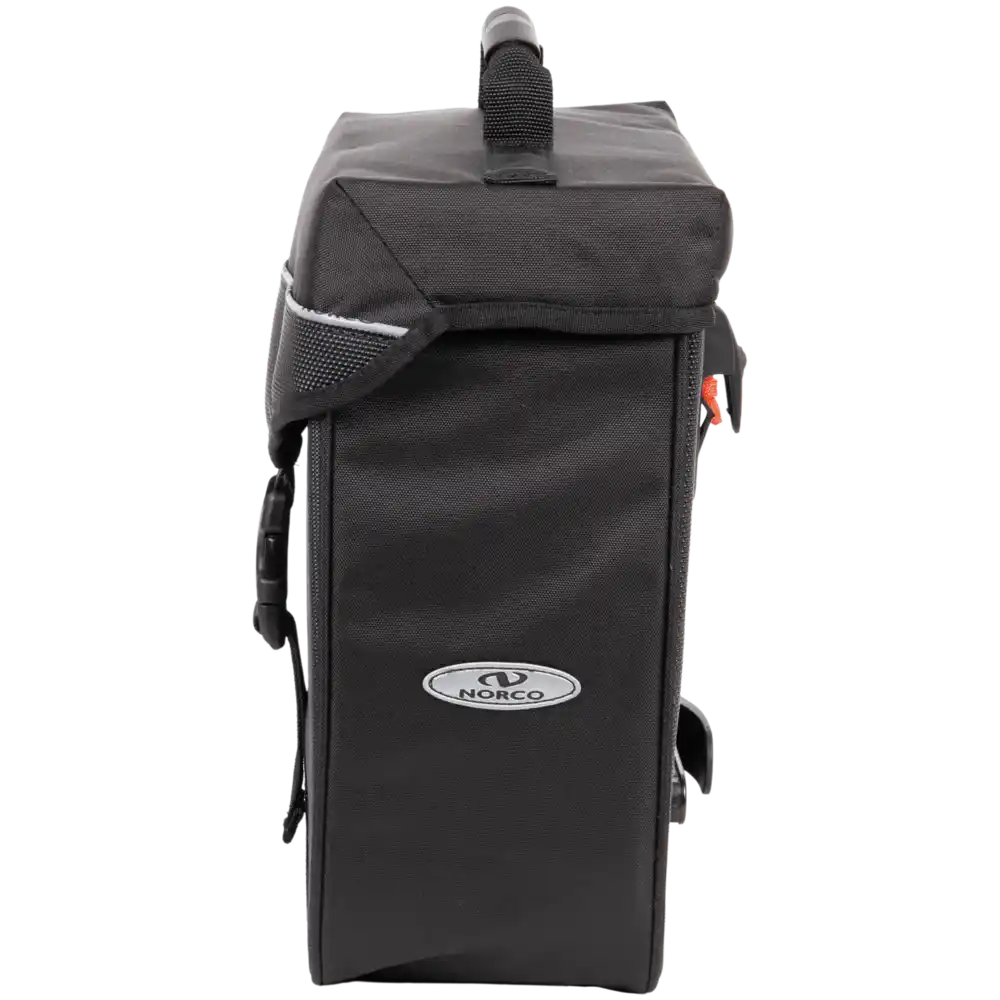 Norco Orlando City-Case Seitentasche mit KLICKfix Vario E Haken schwarz / grau