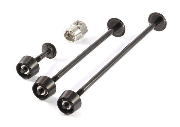 PITLOCK Schnellspannachsen Set 02 Edelstahl schwarz