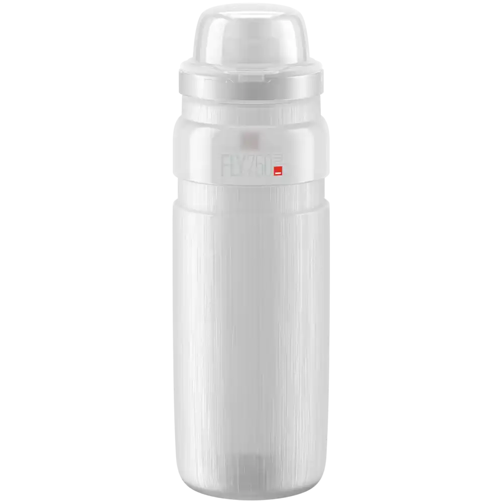 Elite Fly Tex MTB Trinkflasche 750 ml transparent  grau