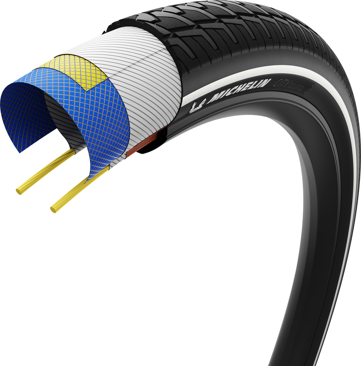 DRAHTREIFEN CITY TOURING PERF. LINE MAGI-X 47-406 Schwarz/Reflex