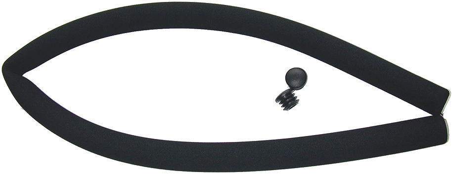 ergotec Lenkerüberzug Milano schwarz 1000 mm