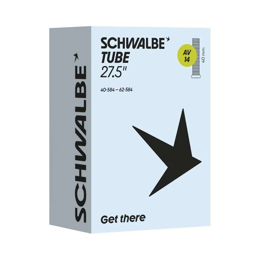 Schwalbe Fahrradschlauch AV Ventil Nr. 14  27,5" 650 B 40 mm 40/62-584
