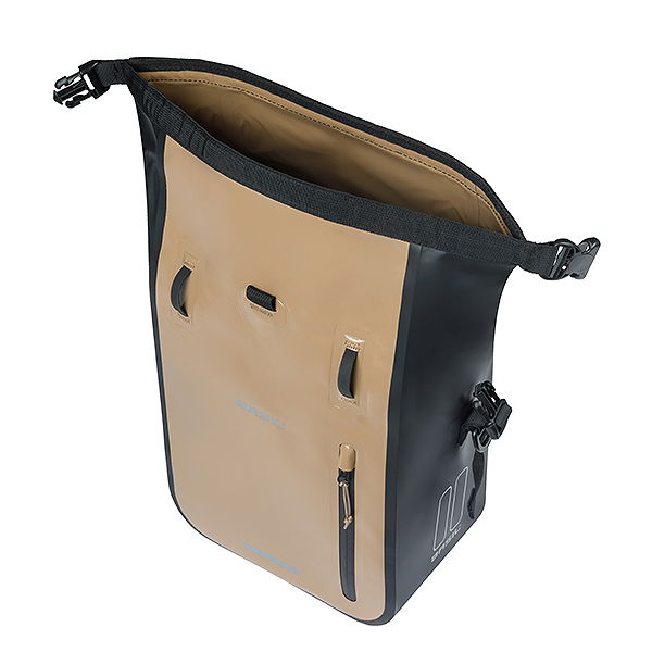 Basil Einzeltasche Rivo M sand/schwarz