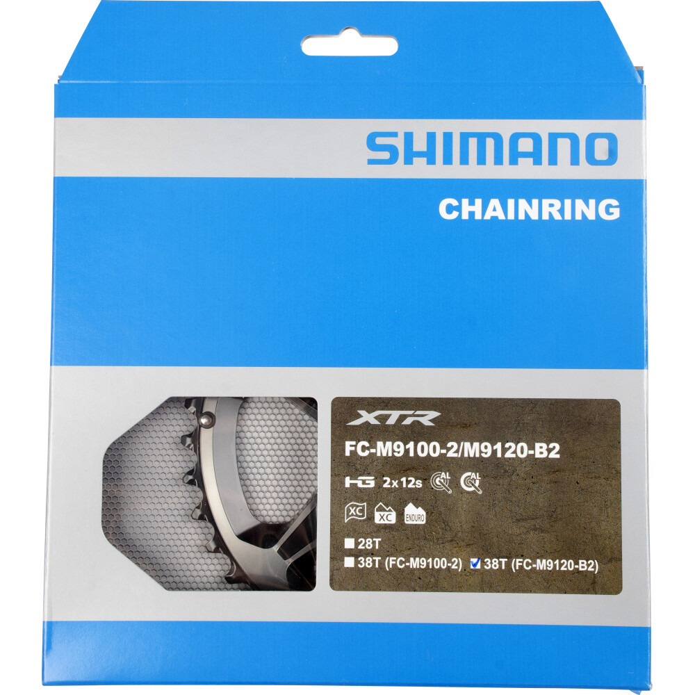 SHIMANO Kettenblatt XTR FC-M9100, FC-M9120 38 Zähne