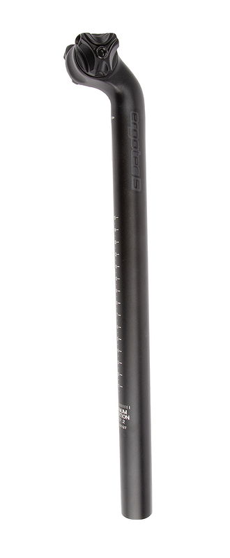 ergotec Patentsattelstütze Alu Viper 30,9 mm schwarz-sandgestrahlt 400 mm
