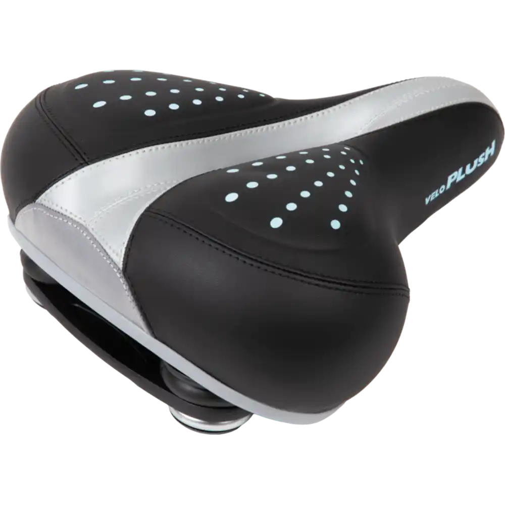 Velo Gel Zone Komfortsattel Damen  schwarz / grau/blau