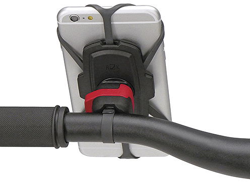 KLICKfix Smartphonehalter Quad Mini inkl. Quad Adapter schwarz 6 x 3,8 x 11 cm