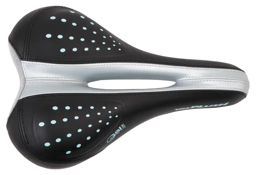 Velo Gel Zone Sportsattel Damen  schwarz / grau/blau