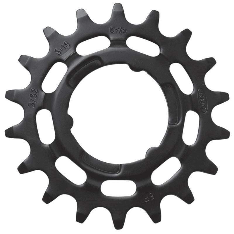 KMC Steckzahnkranz gekröpft für Shimano/Sram schwarz  1/2" x 1/8"  22 Zähne