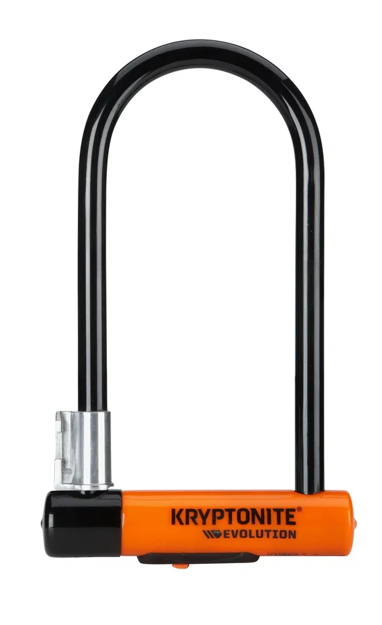 KRYPTONITE Bügelschloss Evolution Standard STD 14 mm schwarz/orange 292 mm