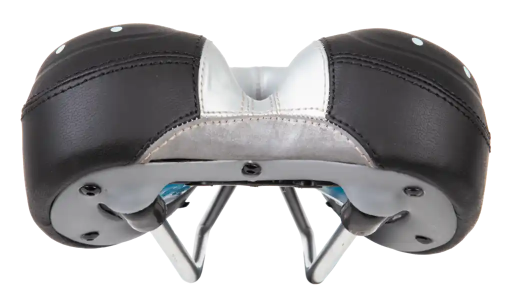 Velo Gel Zone Trekkingsattel Damen  schwarz / grau/blau