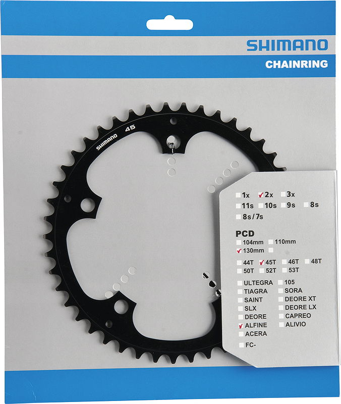 Shimano Kettenblatt Alfine FCS501 45 Zähne Y1PB45010