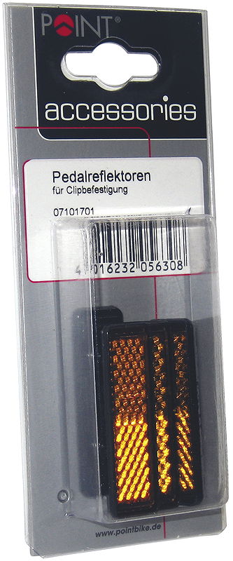 POINT Pedal Reflektoren Nachrüst-Set "Snap On" EVP