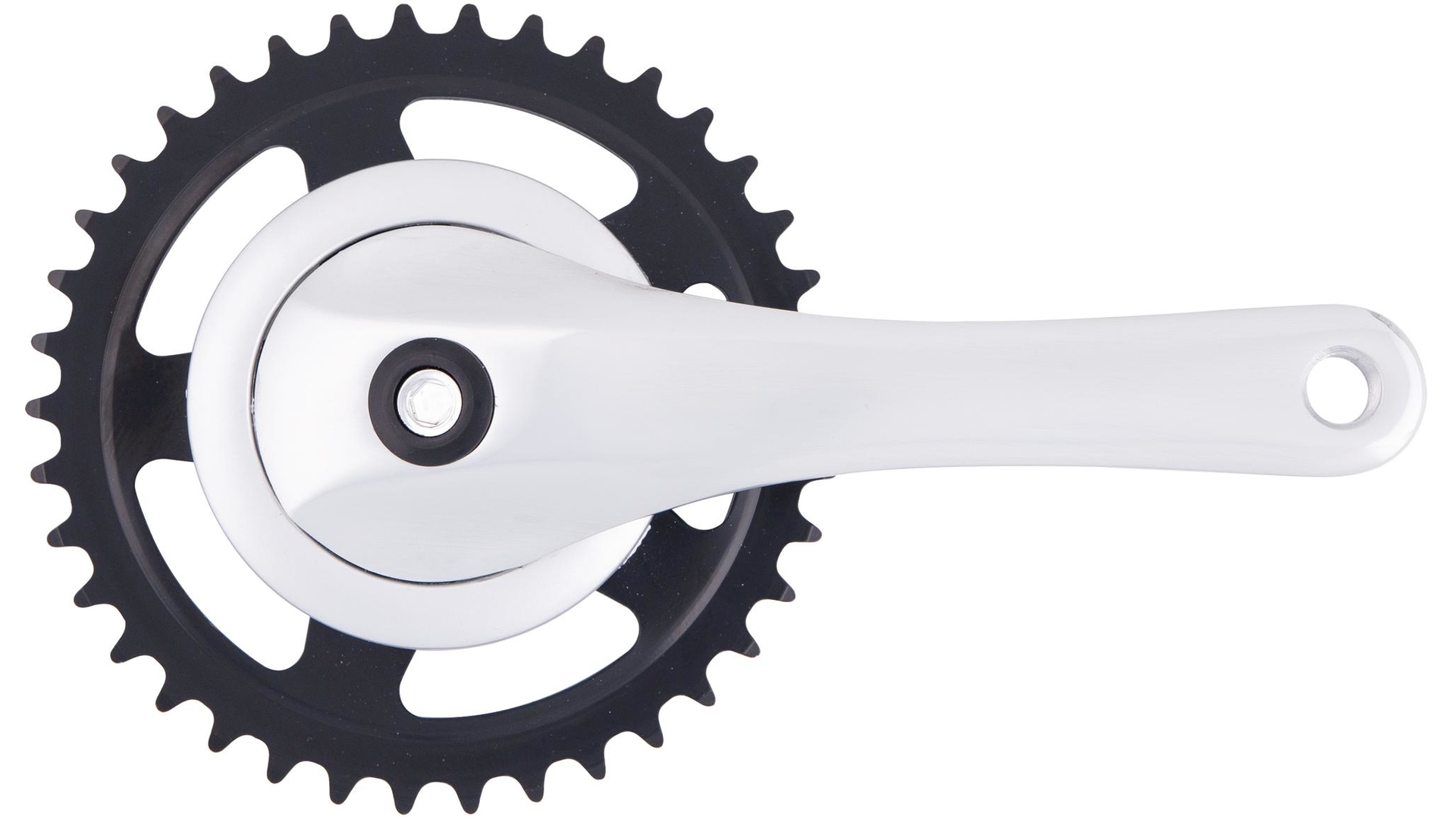 KRG MP "ROCK" ALU/STAHL 170MM,38Z. SCHWARZ/SILBER