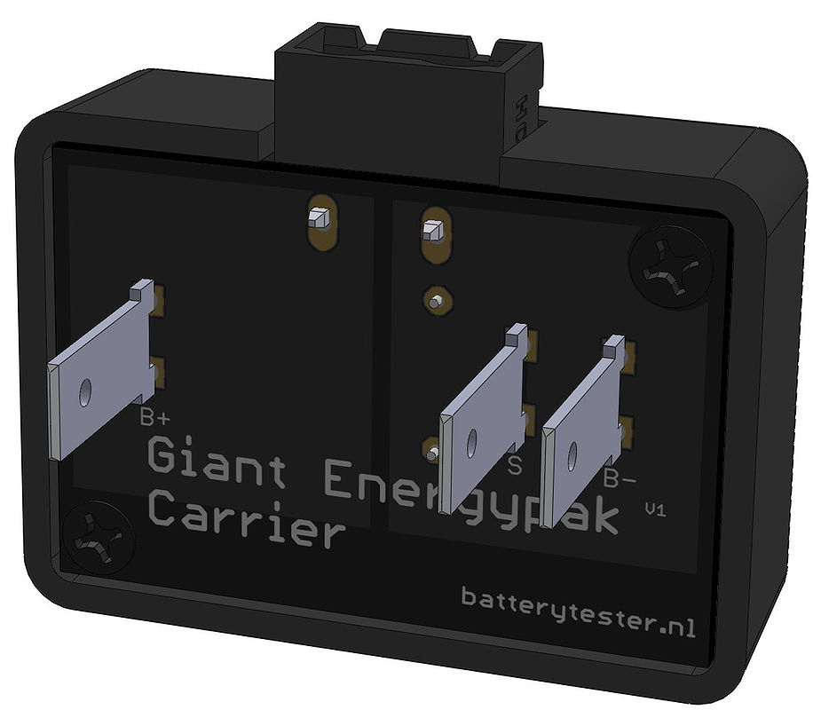 Batterytester Adapter für Giant Giant Gepäckträger Akku AT00139