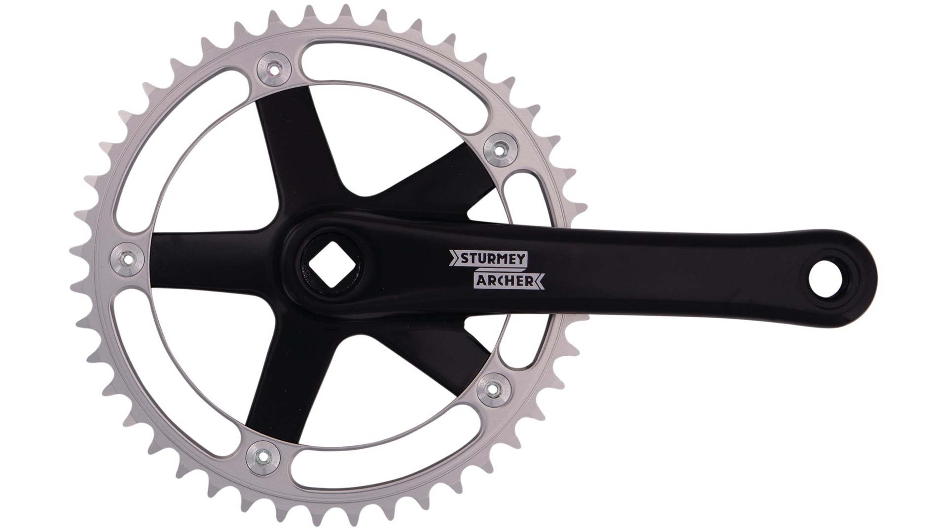 SINGLE KETTENRADGARNITUR 44 Z. 170 MM SCHWARZ