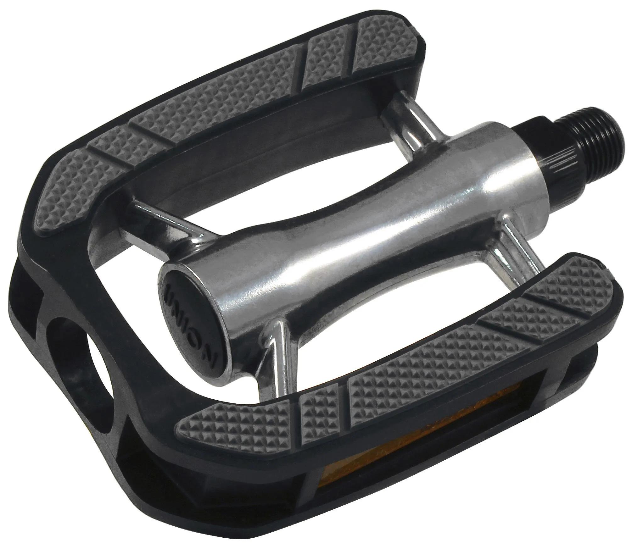 PAAR PEDALE UNION SP-824 SILBER/SCHWARZ