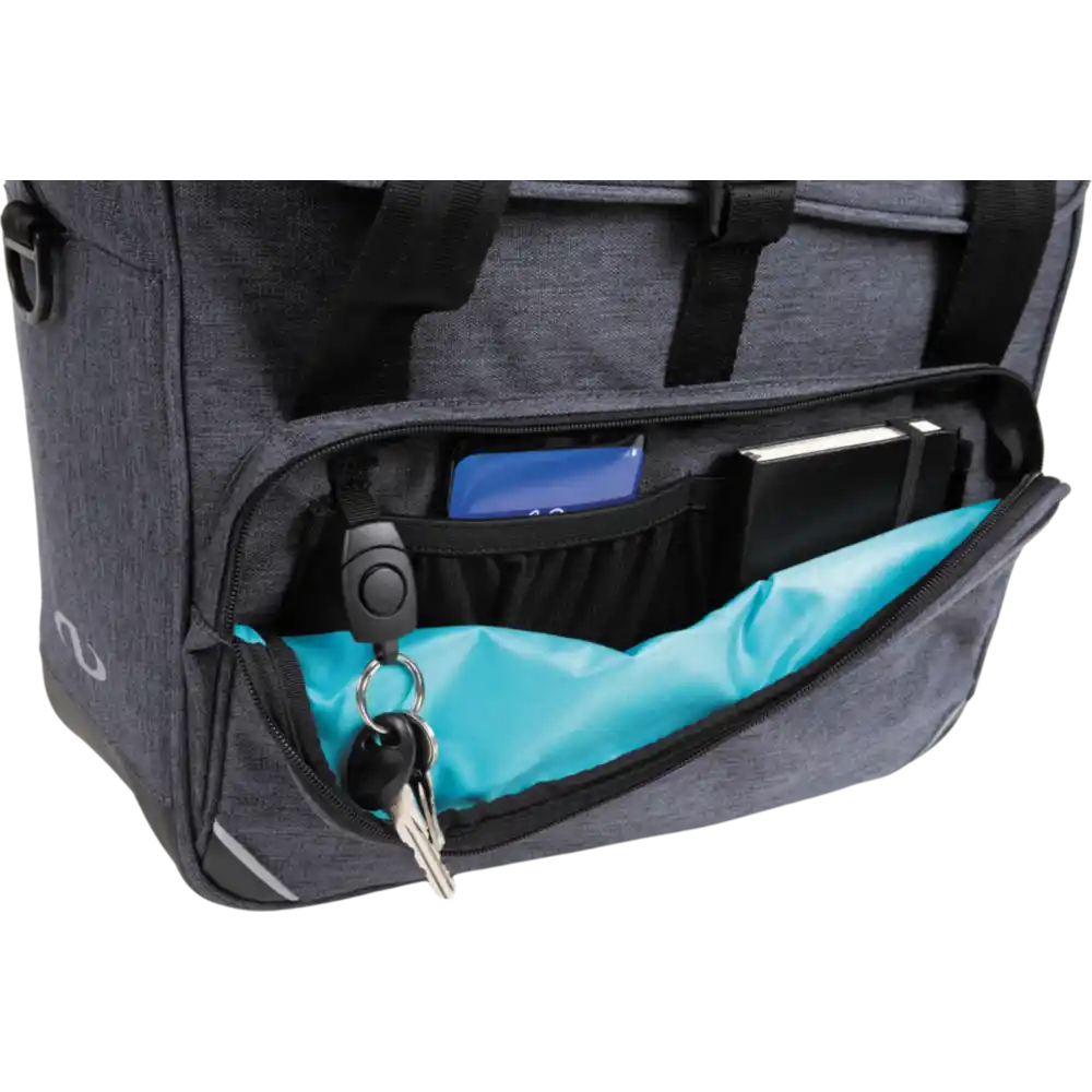 Norco Benmore City Tasche mit KLICKfix Vario E Haken tweed grey
