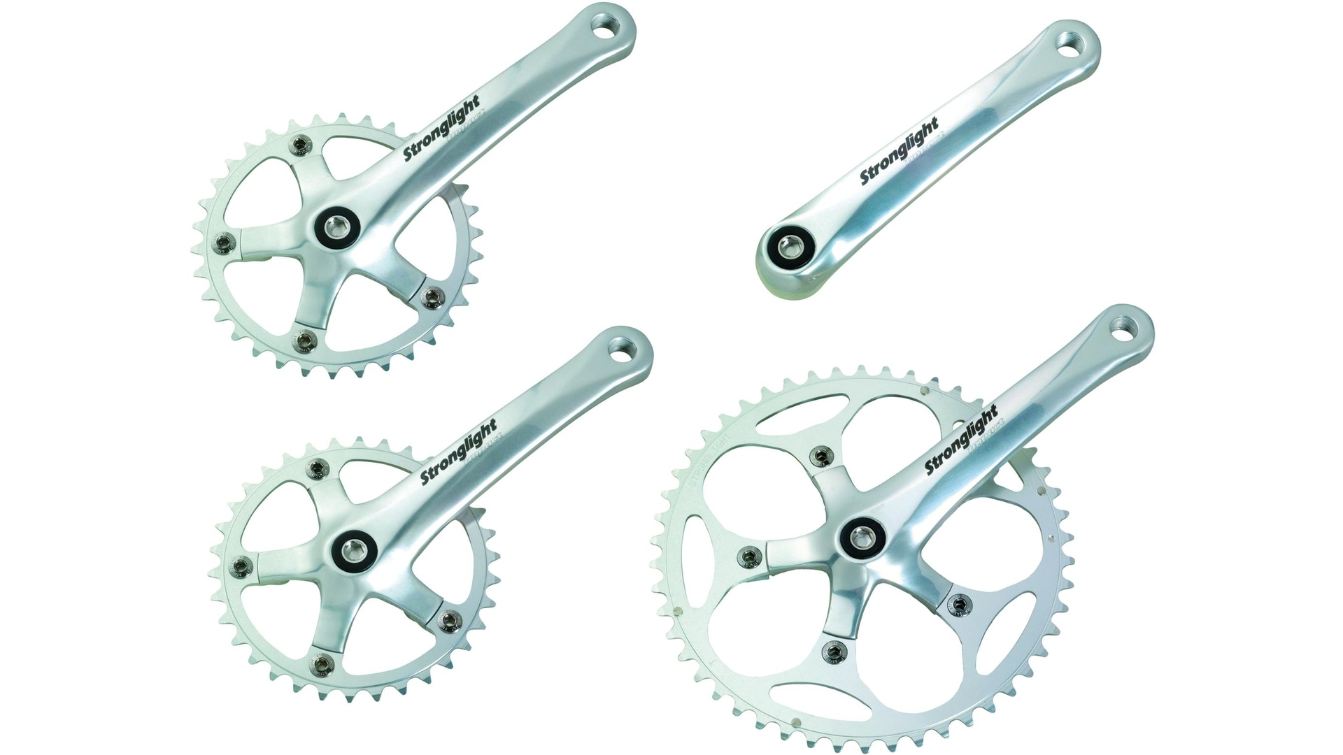 KRG IMPACT TANDEM 170MM ALU SILBER NABENSCHALTUNG