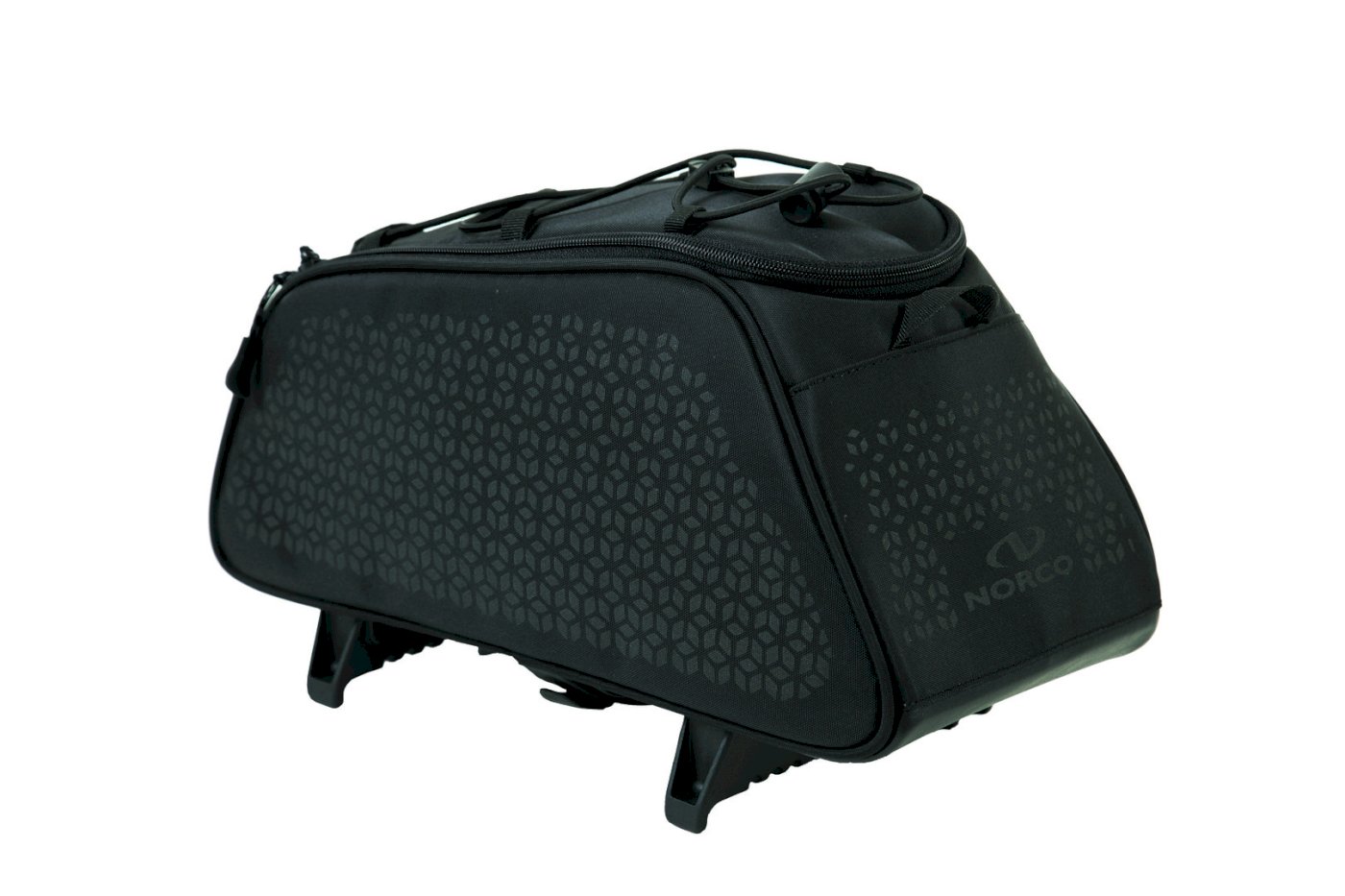 Norco Gepäckträgertasche Dunfort TopKlip schwarz mit reflex-dekor