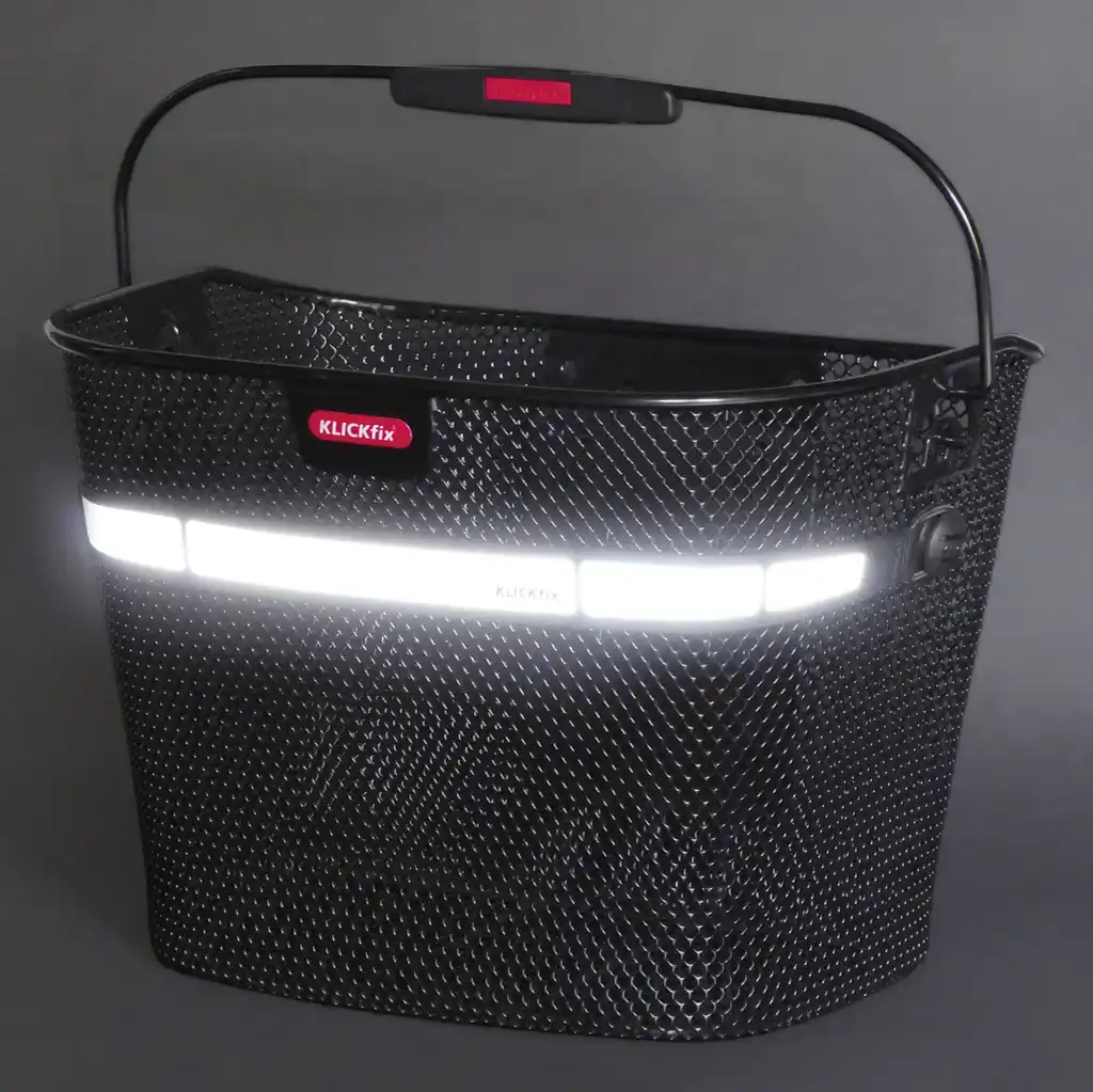 KLICKfix Seeme Reflektorband  schwarz / silber