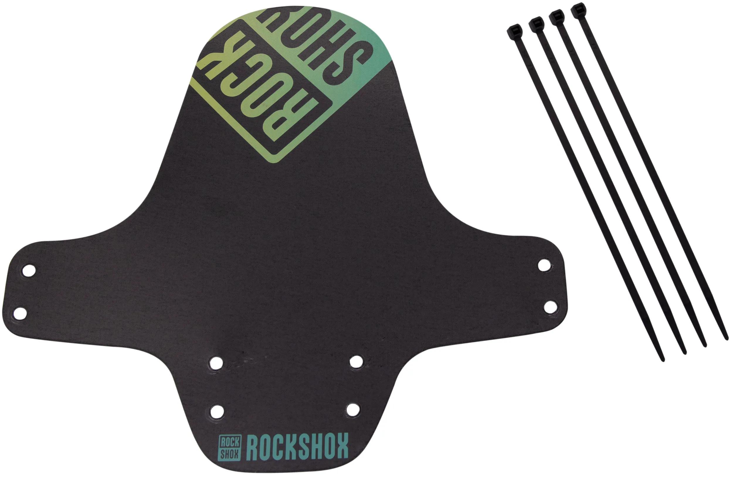 ROCKSHOX VR-STECKBLECH FENDER FADE PETROL/GELB