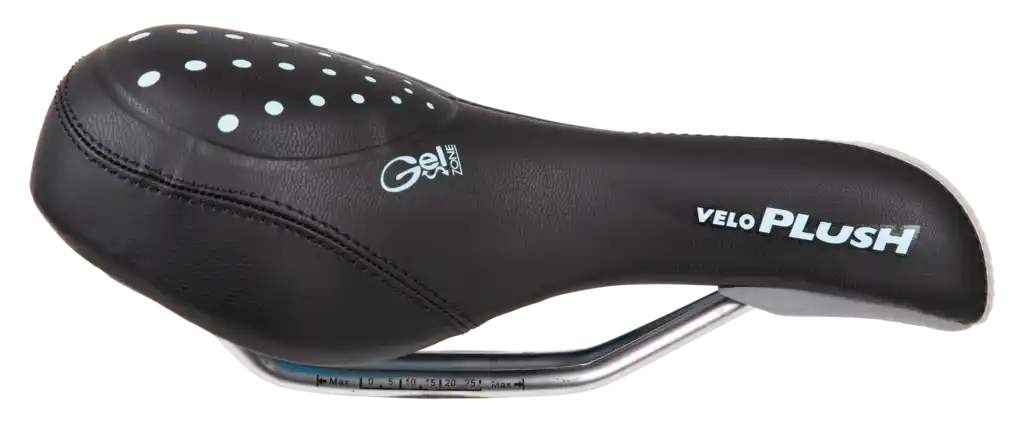 Velo Gel Zone Trekkingsattel Damen  schwarz / grau/blau