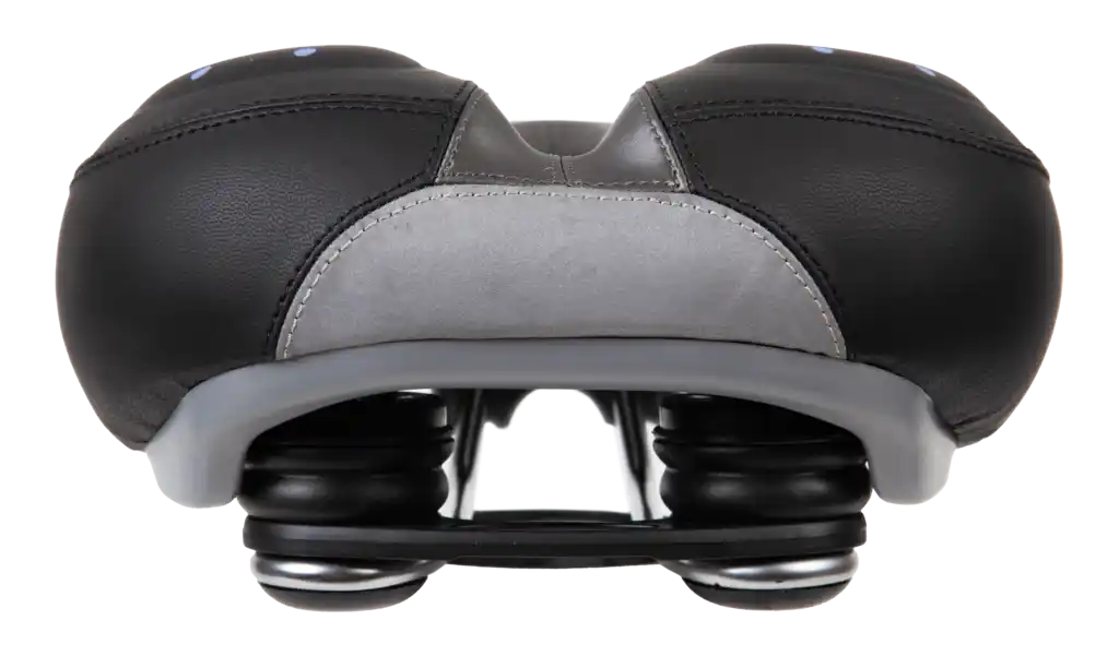 Velo Gel Zone Komfortsattel Herren  schwarz / grau/blau